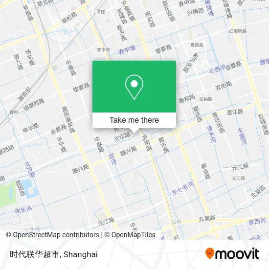 时代联华超市 map