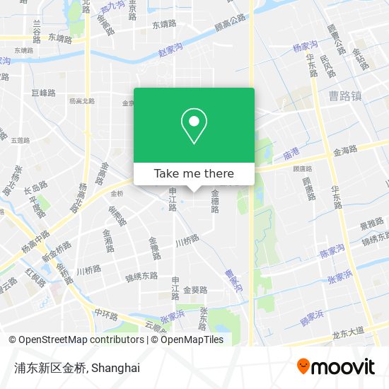 浦东新区金桥 map