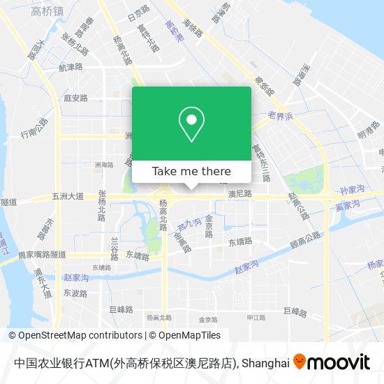 中国农业银行ATM(外高桥保税区澳尼路店) map