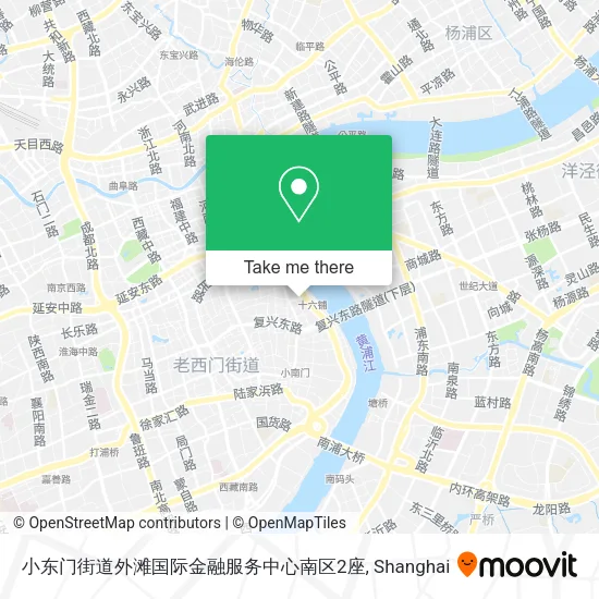 小东门街道外滩国际金融服务中心南区2座 map