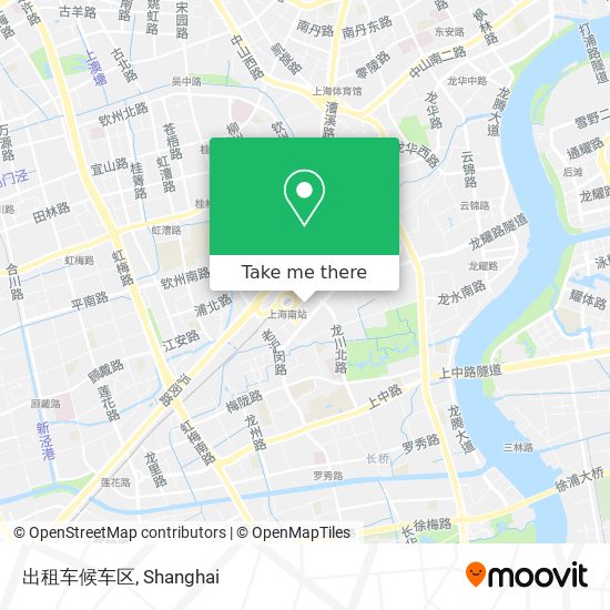 出租车候车区 map