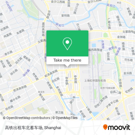 高铁出租车北蓄车场 map