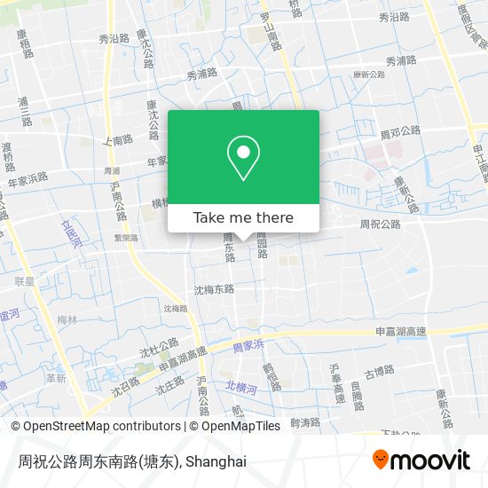 周祝公路周东南路(塘东) map