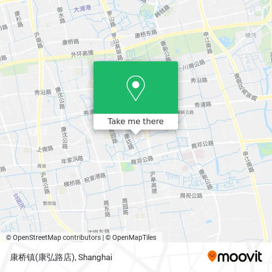 康桥镇(康弘路店) map