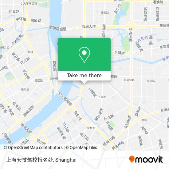 上海安技驾校报名处 map