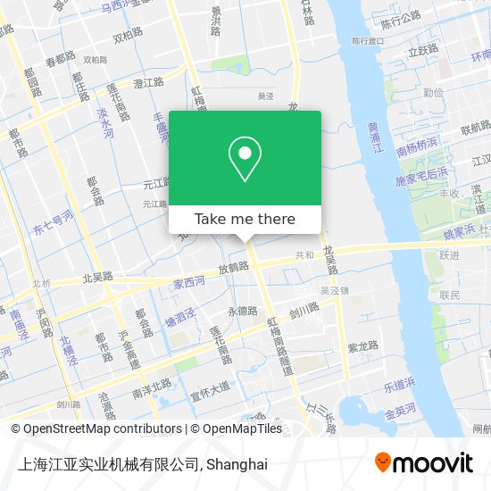 上海江亚实业机械有限公司 map