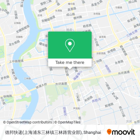 德邦快递(上海浦东三林镇三林路营业部) map