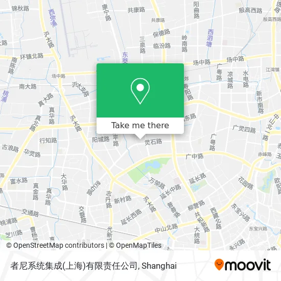 者尼系统集成(上海)有限责任公司 map