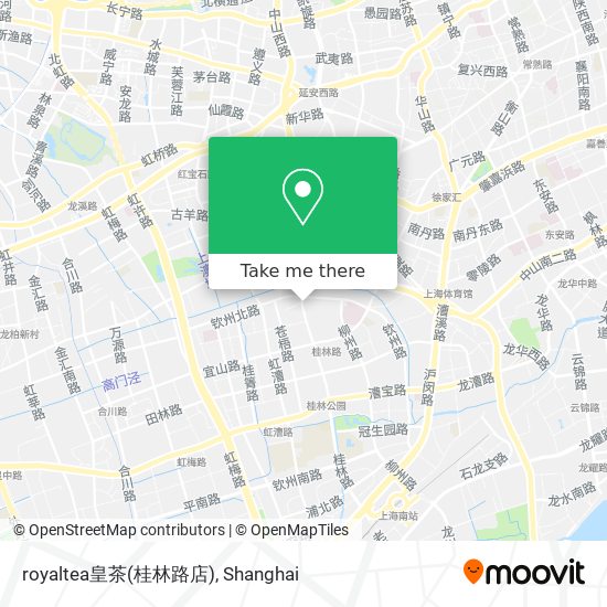 royaltea皇茶(桂林路店) map