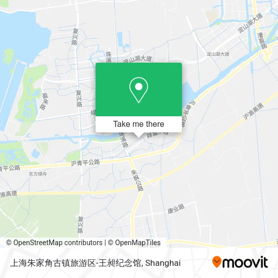 上海朱家角古镇旅游区-王昶纪念馆 map