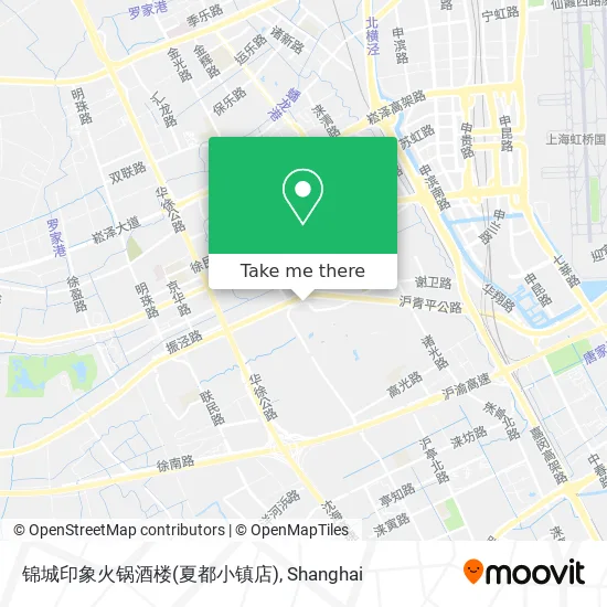 锦城印象火锅酒楼(夏都小镇店) map