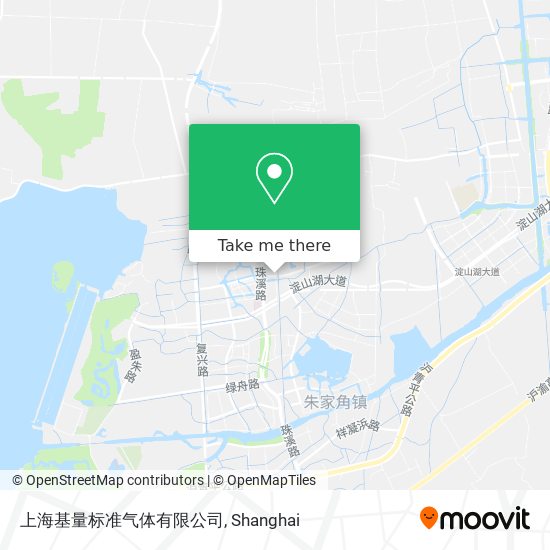 上海基量标准气体有限公司 map