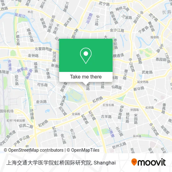 上海交通大学医学院虹桥国际研究院 map