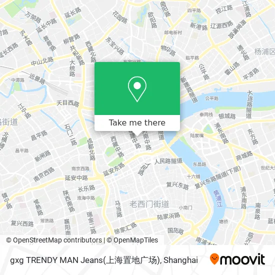 gxg TRENDY MAN Jeans(上海置地广场) map