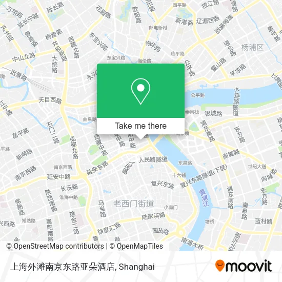 上海外滩南京东路亚朵酒店 map