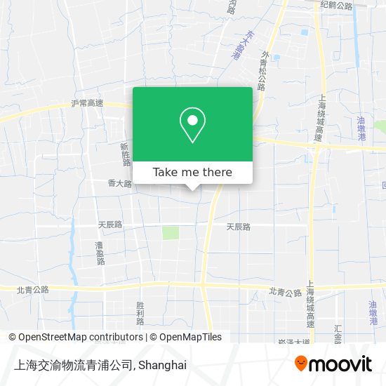 上海交渝物流青浦公司 map