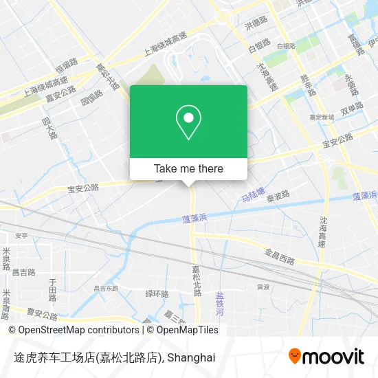 途虎养车工场店(嘉松北路店) map