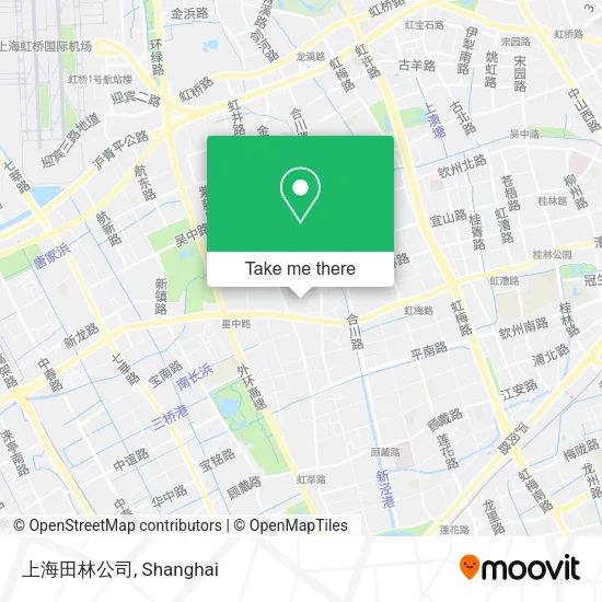 上海田林公司 map