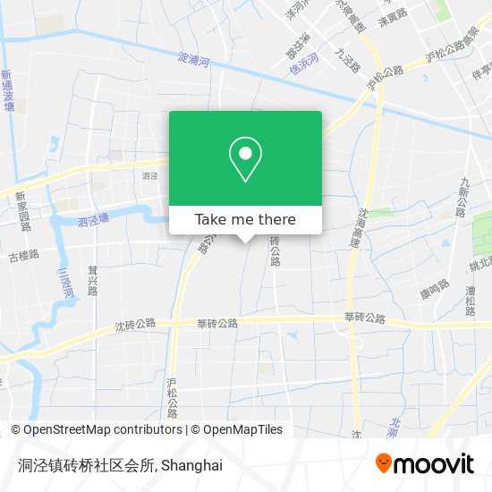 洞泾镇砖桥社区会所 map