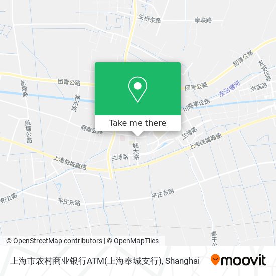 上海市农村商业银行ATM(上海奉城支行) map