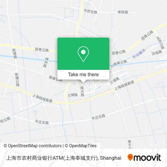 上海市农村商业银行ATM(上海奉城支行) map