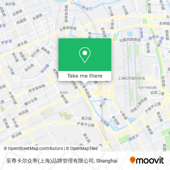 至尊卡尔众率(上海)品牌管理有限公司 map