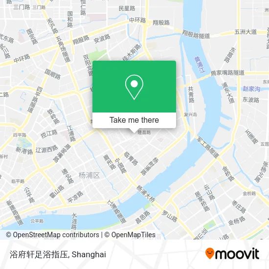 浴府轩足浴指压 map