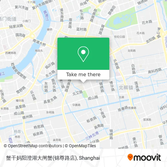 蟹干妈阳澄湖大闸蟹(锦尊路店) map