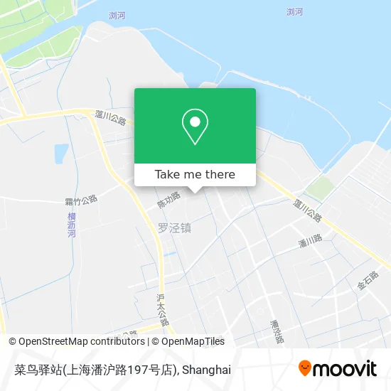 菜鸟驿站(上海潘沪路197号店) map
