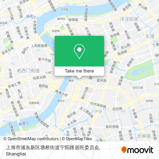 上海市浦东新区塘桥街道宁阳路居民委员会 map