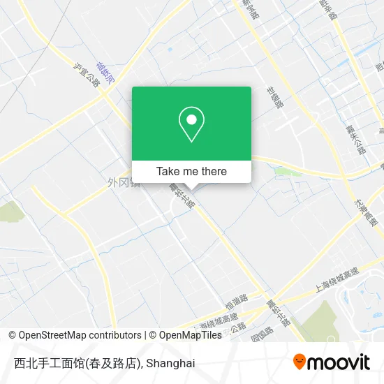 西北手工面馆(春及路店) map