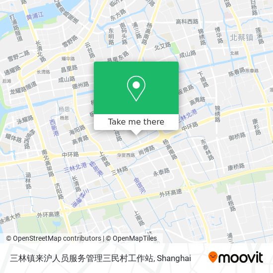 三林镇来沪人员服务管理三民村工作站 map