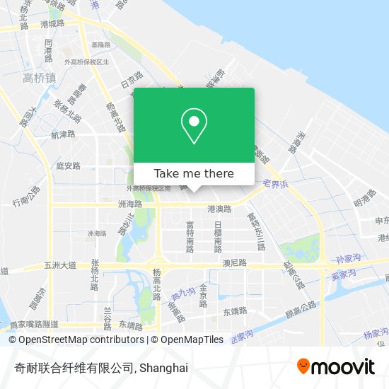 奇耐联合纤维有限公司 map
