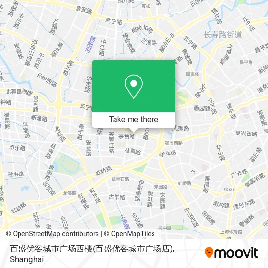 百盛优客城市广场西楼(百盛优客城市广场店) map