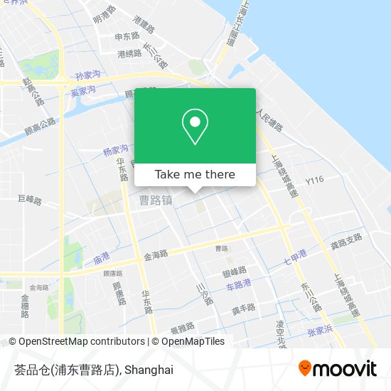 荟品仓(浦东曹路店) map