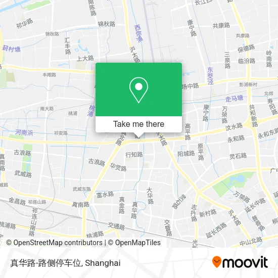 真华路-路侧停车位 map