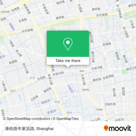 康梧路年家浜路 map