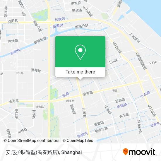 安尼护肤造型(民春路店) map