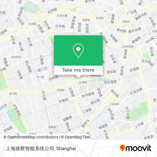 上海路辉智能系统公司 map