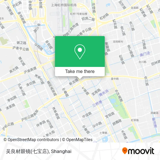 吴良材眼镜(七宝店) map