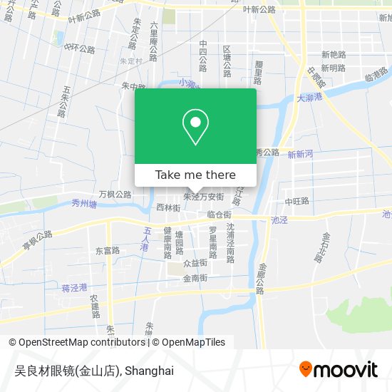 吴良材眼镜(金山店) map