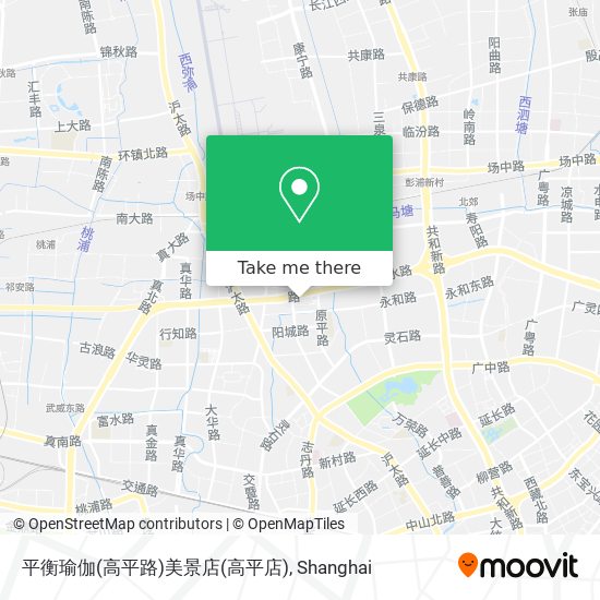 平衡瑜伽(高平路)美景店(高平店) map