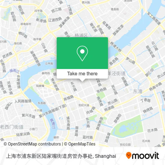上海市浦东新区陆家嘴街道房管办事处 map