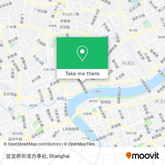 提篮桥街道办事处 map