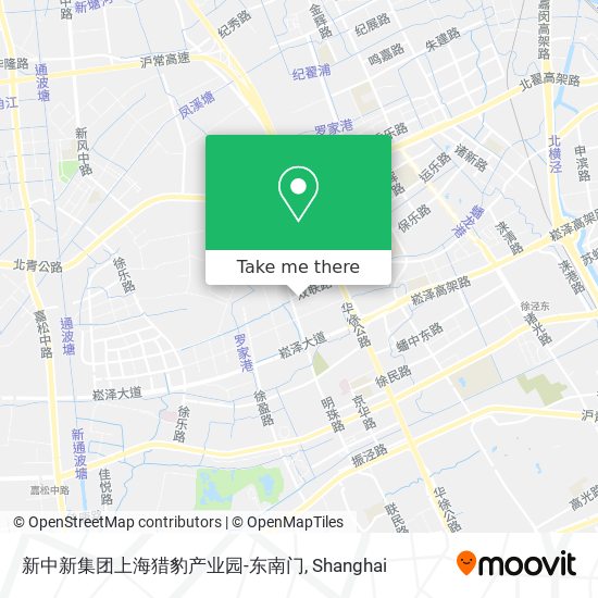 新中新集团上海猎豹产业园-东南门 map