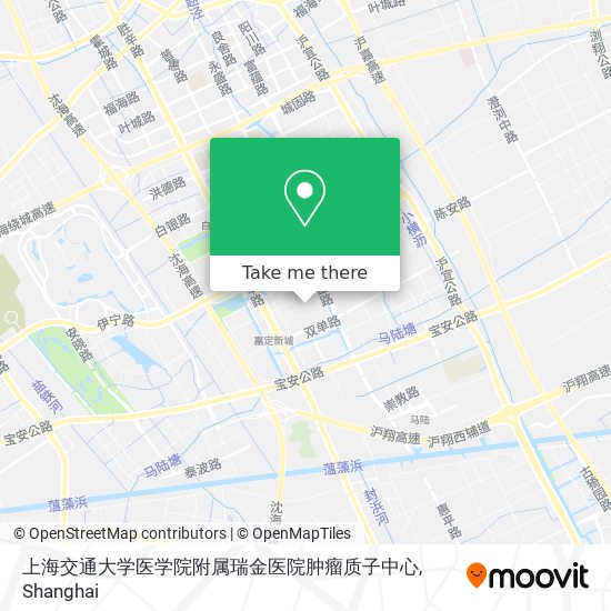 上海交通大学医学院附属瑞金医院肿瘤质子中心 map