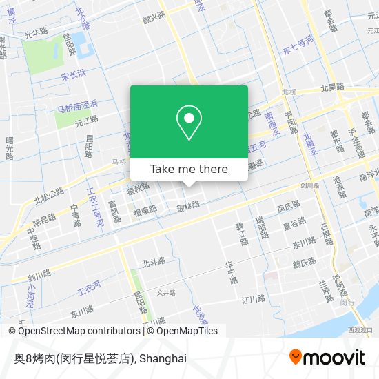 奥8烤肉(闵行星悦荟店) map