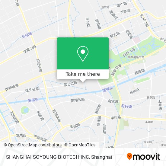 SHANGHAI SOYOUNG BIOTECH INC map