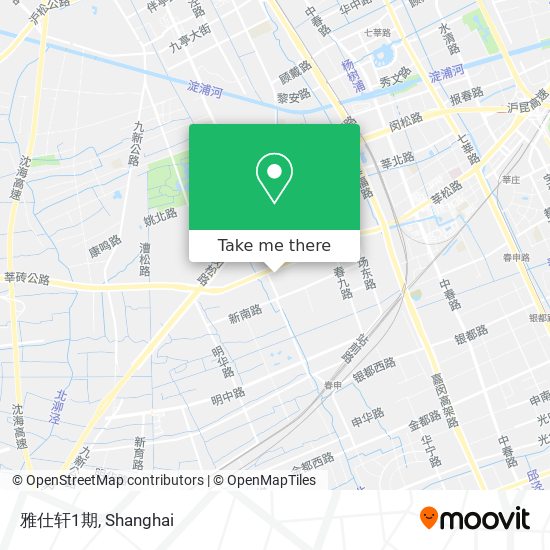 雅仕轩1期 map
