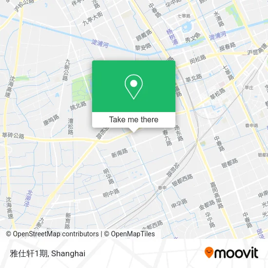 雅仕轩1期 map